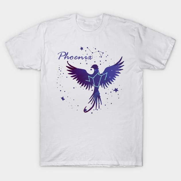 Phoenix Constellation T-Shirt by TheUnknown93